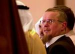 »Vi er ude i en brobygningsopgave. Der er det meget vigtigt, at vi får landet vores budskab på en spiselig måde«, forklarer Abdul Wahid Petersen. - Foto fra konferencen: AP 