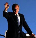 USA's præsident George Bush sagde onsdag, at det er Iraks tidligere diktator, Saddam Hussein, der er skyld i den nuværende splittelse i landet. - Foto: AP 