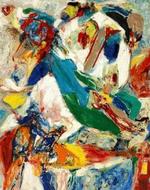 Asger Jorns maleri 'Tristesse blanche' gik for 6,4 mio. kr. - Foto: Bruun Rasmussen 