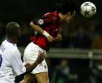 Milans Filippo Inzaghi scorer mod Lyon. - Foto: AP 