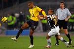 Arsenal og Thierry Henry havde godt styr på Juventus i kampen, som endte uden mål og sendte englænderne videre. - Foto: AP 