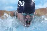 20-årige Jakob Andkjær har forbedret den danske rekord på 50 m kortbane ved VM i Kina. - Foto: AP 