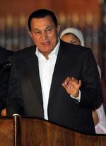 Den egyptiske præsident Hosnu Mubarak mener at det vil være en katastrofe for Iran, hvis amerikanerne forlader landet - Foto: AP 