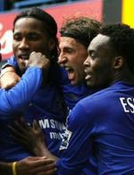 Drogba udlignede til 1-1. - Foto: AP. 