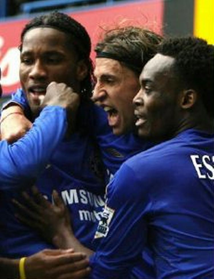 Drogba udlignede til 1-1. - Foto: AP. 