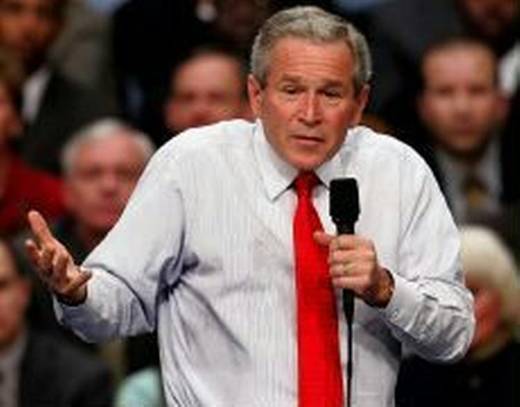 George W. Bush kalder oplysningerne om et planlagt på Iran for »vilde spekulationer«. - Arkivfoto: AP 