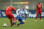 Esbjergs Niki Zimling åbnede scoringen i kampen mod FC Nordsjælland, som endte med en 4-0-sejr til effektive Esbjerg. - Foto: Niels Husted 