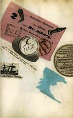 GENIALT. H.C. Andersen skabte stor collagekunst 50-60 år før Braque og Picasso.   Illustration fra  Skuespil I 