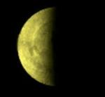 Dette ultraviolette billede er det første af Venus' sydpol. Det blev taget 12. april. - Foto: ESA/MPS, Katlenburg-Lindau, Germany 