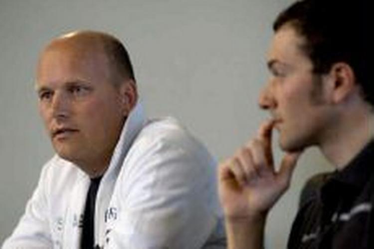 Bjarne Riis ser helst, at Ivan Basso vinder over en trimmet Jan Ullrich. - Arkivfoto: Claus Bonnerup 