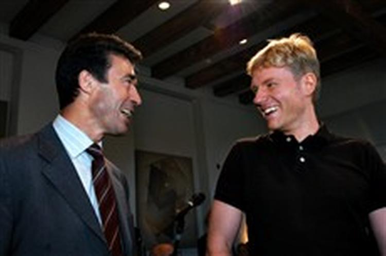 Ikke engang statsminister Anders Fogh Rasmussen (V) kunne trække folk til Bjørn Lomborg. - Arkivfoto: Hilde Lillejord 