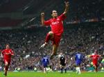 Spanieren Luis Garcia jubler over sin scoring til 2-0 i indledningen af anden halvleg. - Foto: AP 