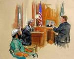 Den nu 37-årige Zacarias Moussaoui kræves dømt til døden for at have deltaget i terrorangrebet i New York 11. september 2001 - Foto: AP 