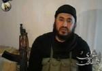 Det er første gang, Al-Zarqawi viser sit ansigt på videooptagelser som denne. - Foto: AP 