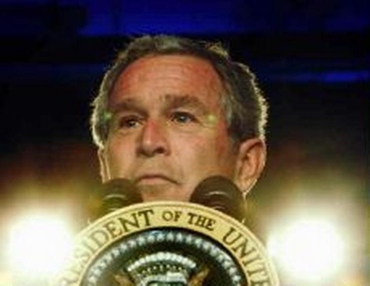 George W. Bush har lanceret sit hidtil største indgreb mod sin egen gamle branche i håb om, at det kan redde ham fra hans til dato dårligste meningsmålinger. - Arkivfoto: AP 