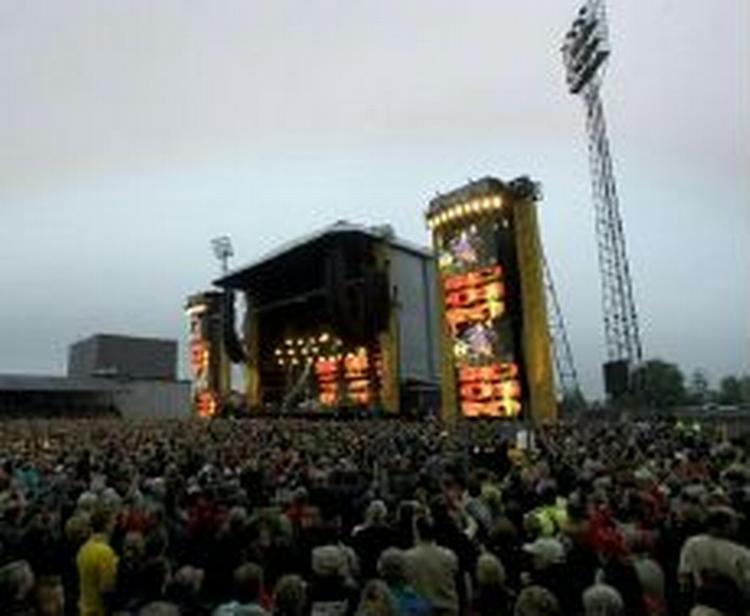 Sådan så det ud, da Paul McCartney gæstede Horsens. Kæmpekoncerterne er måske snart fortid. - Arkivfoto: Claus Bonnerup 