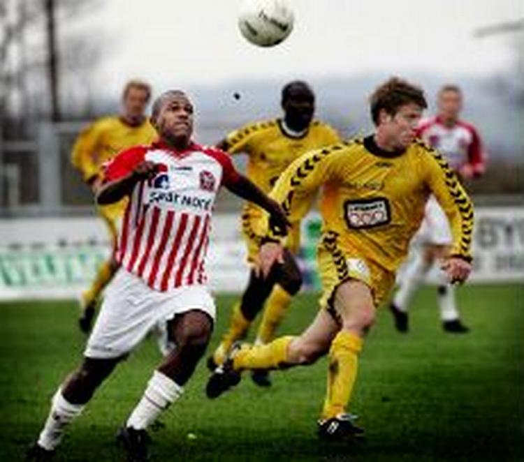 AaB fik endelig forløsning efter en foråraårssæson uden sejr, da det blev 1-0 mod Horsens. - Foto: Anders Brohus 