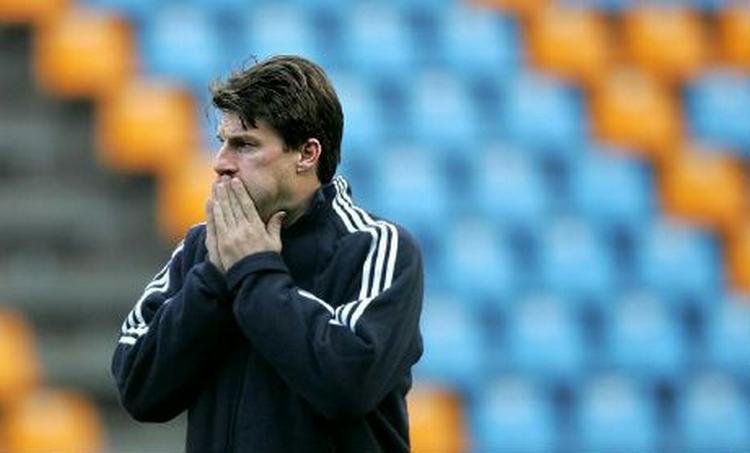 Michael Laudrup er blevet træt af skurkerollen, når det handler om ny kontrakt med Brøndby. Han har intet forhalet, siger træneren. - Arkivfoto: Lars Poulsen 