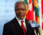 FN's generalsekretær, Kofi Annan, vil have fredsbavarende styrker ind i Darfur med det samme. - Foto: AP 