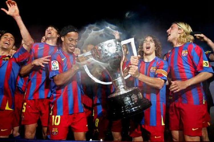 Barcelona løb med sejren over Espanyol og er spanske mestre - Foto: AP 