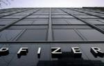 Pfizers hovedkvarter i New York. - Foto: AP 
