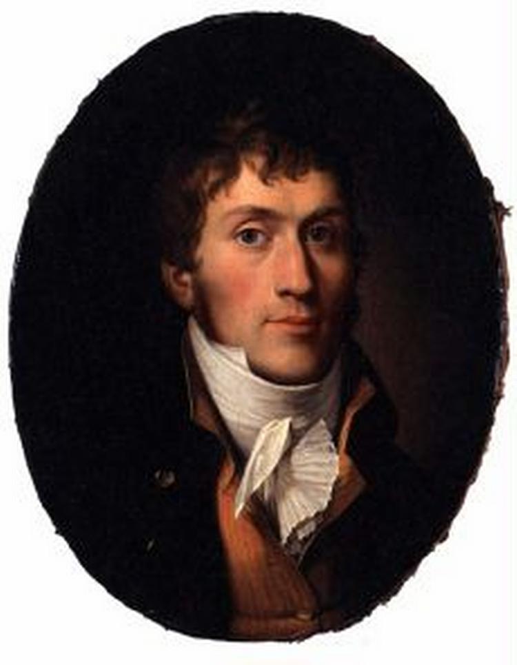 GULDALDERENS CHARLATAN. Den selvbevidste og velklædte Jørgen Jürgensen, blev malet af C.W. Eckersberg omkring 1808. - Foto fra bogen 