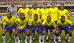 Dida, Adriano, Juan, Kaka, Lucio, Cafu - Ronaldo, Ronaldinho, Ze Roberto, Roberto Carlos og Emerson: 11 mand alle frygter. - Arkivfoto: AP. 