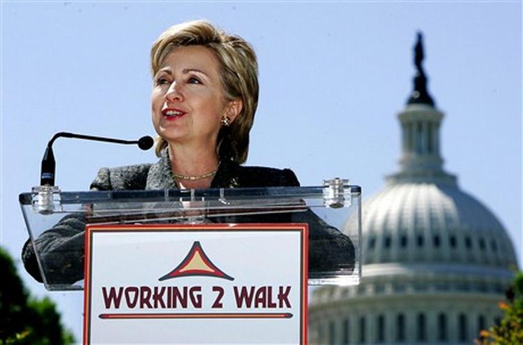 Hillary Clinton.   Foto: Manuel Balce 