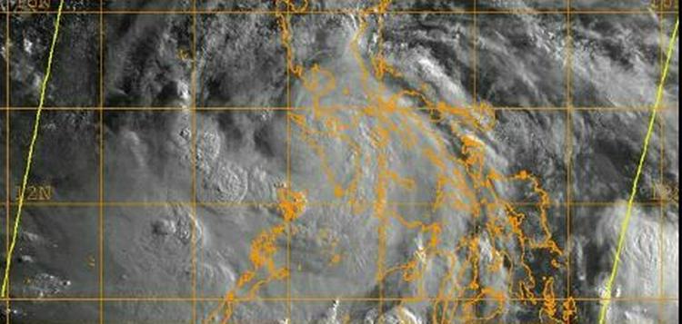 Chanchu gjorde næsten 50.000 mennesker hjemløse. - Satellitfoto: AP 
