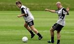 Thomas Helveg (t.v.) og Kasper Bøgelund skal have ny træner. - Arkivfoto: Thomas Wilmann. 