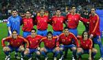 Spanien - uden Ruben Baraja og Fernando Morientes. - Arkivfoto: AP. 
