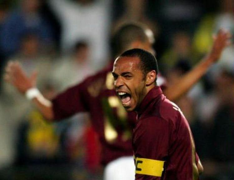 Thierry Henrys vrede kommer ifølge Arsenal-kaptajnen selv, fra faderen. - Arkivfoto: AP. 