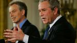 Bush og Blair indrømmer, at krigen ikke er gået som forventet. - Foto: AP 