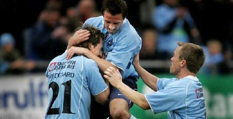 De har grund til at juble de lyseblå fra Randers. - Arkivfoto: Andreas Szlavik. 