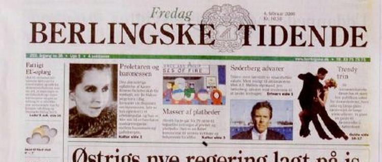 Berlingske Tidende ændrer format fra 28. august. - Arkivfoto: Finn Frandsen 