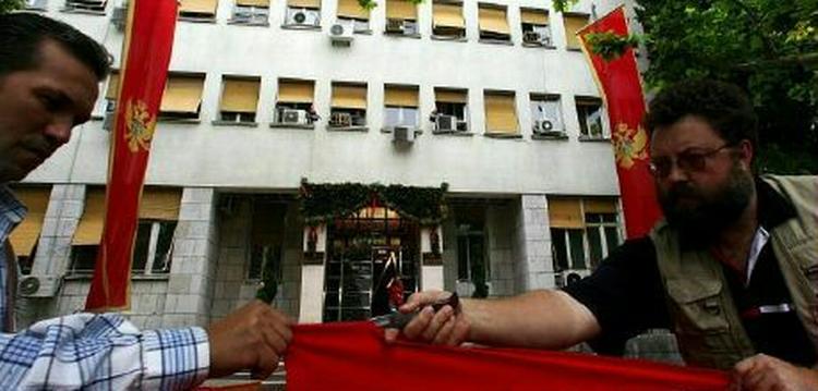Forberedelser til uafhængighedsfesten i hovedstaden Podgorica. - Foto: AP 