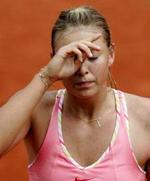 Sjarapova førte 5-1 i tredje sæt, men kunne ikke lukke kampen. - Foto: AP 