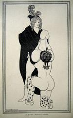 PENISMISUNDELSE? Tegningen er af Avbrey Beardsley, den engelske art nouveau m.m. tegner, der døde i en alder af kun 25 år i 1898. Han var ven med Oscar Wilde og illustrerede dennes teaterstykke 'Salomé'. Foto: Pattypix 