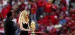 Fodboldspilleren og topmodellen var med til at åbne VM-slutrunden. - Foto: AP 