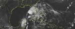 Den ser ikke ud af meget på et satellitfoto. Men Alberto er fyldt med regnvand. - Foto:AP 