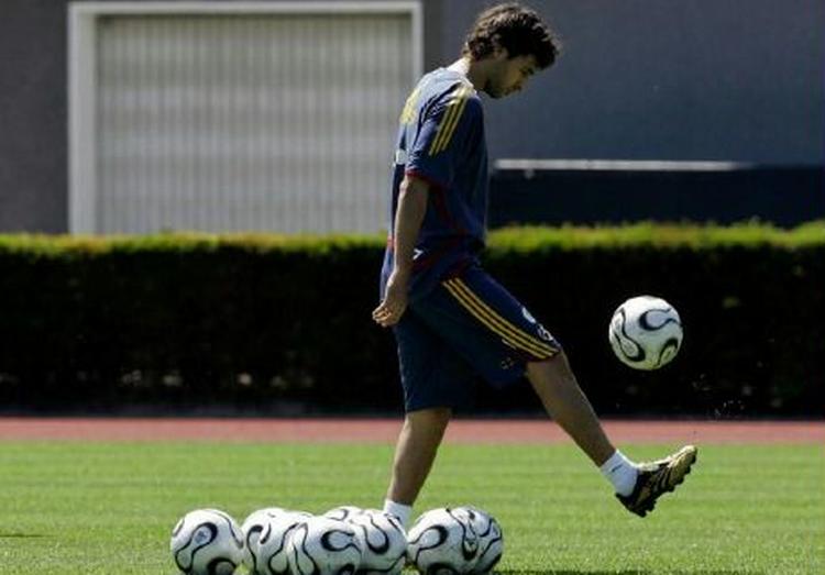 Raúl under dagens træning. - Foto: AP. 