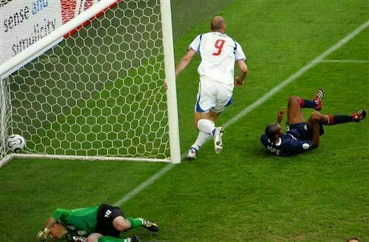 Koller scorede til 1-0 mod USA. - Foto: AP. 