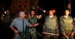 Fatah-sikkerhedsstyrker patruljerede natten igennem i gaderne i Gaza. - Foto: AP 