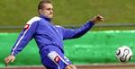 Nemanja Vidic under en træningen i sidste uge. - Foto: AP. 