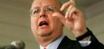 Modsat Lewis 'Scooter' Libby slipper Karl Rove for tiltale. - Foto: AP 
