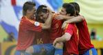 Kan David Villa og Fernando Torres sparke Spanien helt til finalen i Berlin? - Foto: AP. 
