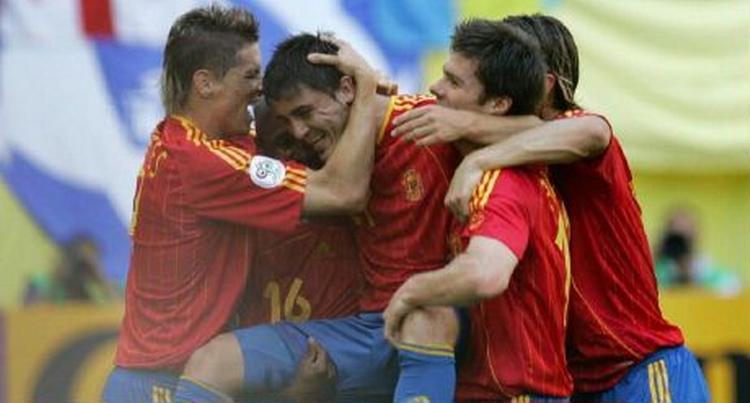 Kan David Villa og Fernando Torres sparke Spanien helt til finalen i Berlin? - Foto: AP. 