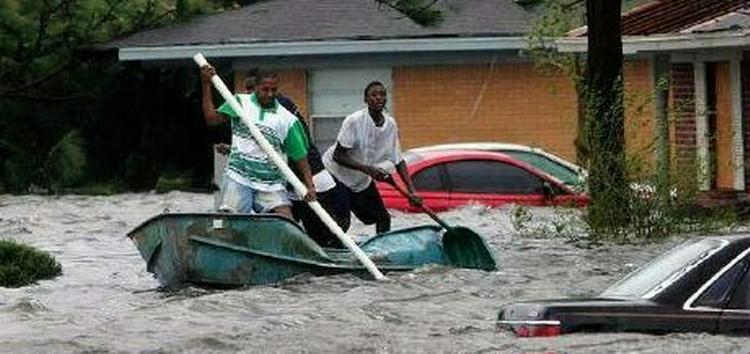 Orkanen Katrina ramte kysterne ved de tre stater Louisiana, Mississippi og Alabama. - Arkivfoto: AP 