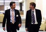 Statsminister Anders Fogh Rasmussen (V) besøgte verdens rigeste mand, Bill Gates.   Foto: Elaine Thompson/AP 