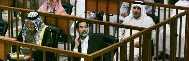 Sagen mod Saddam Hussein blev indledt i oktober sidste år. - Foto: AP 